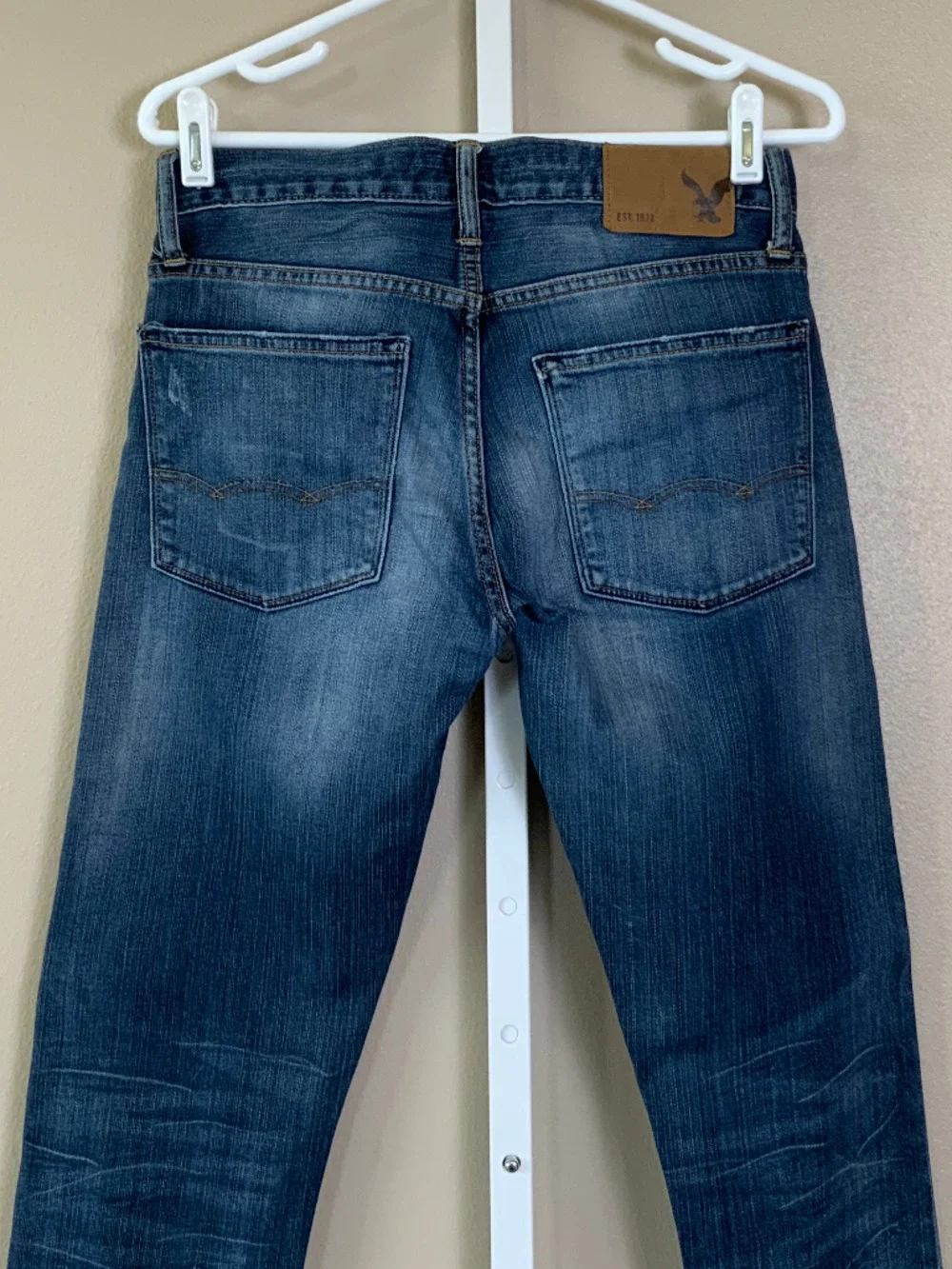 American Eagle Distressed Wash Slim Jeans